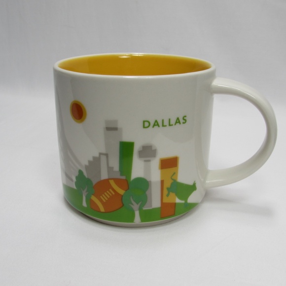 Starbucks You Are Here Dallas Ceramic Coffee Mug 14 fl oz